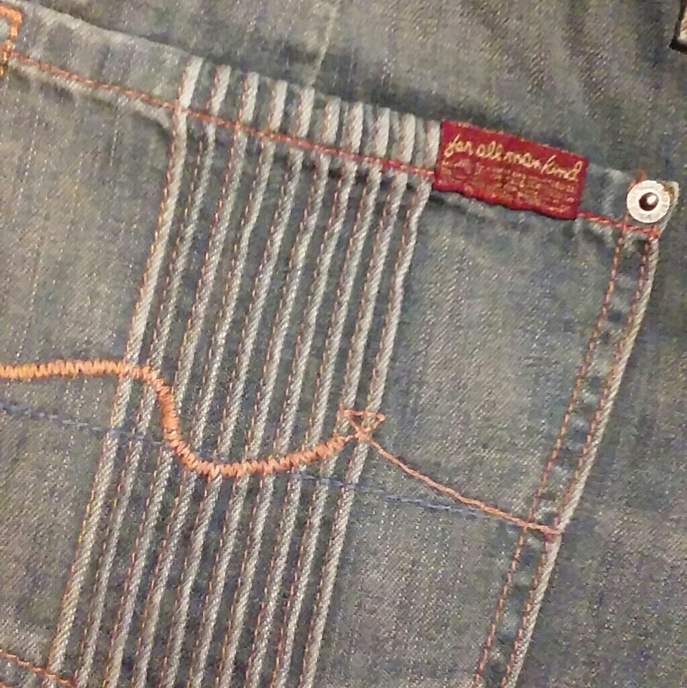 7 for All Mankind denim skirt - Picture 5 of 7